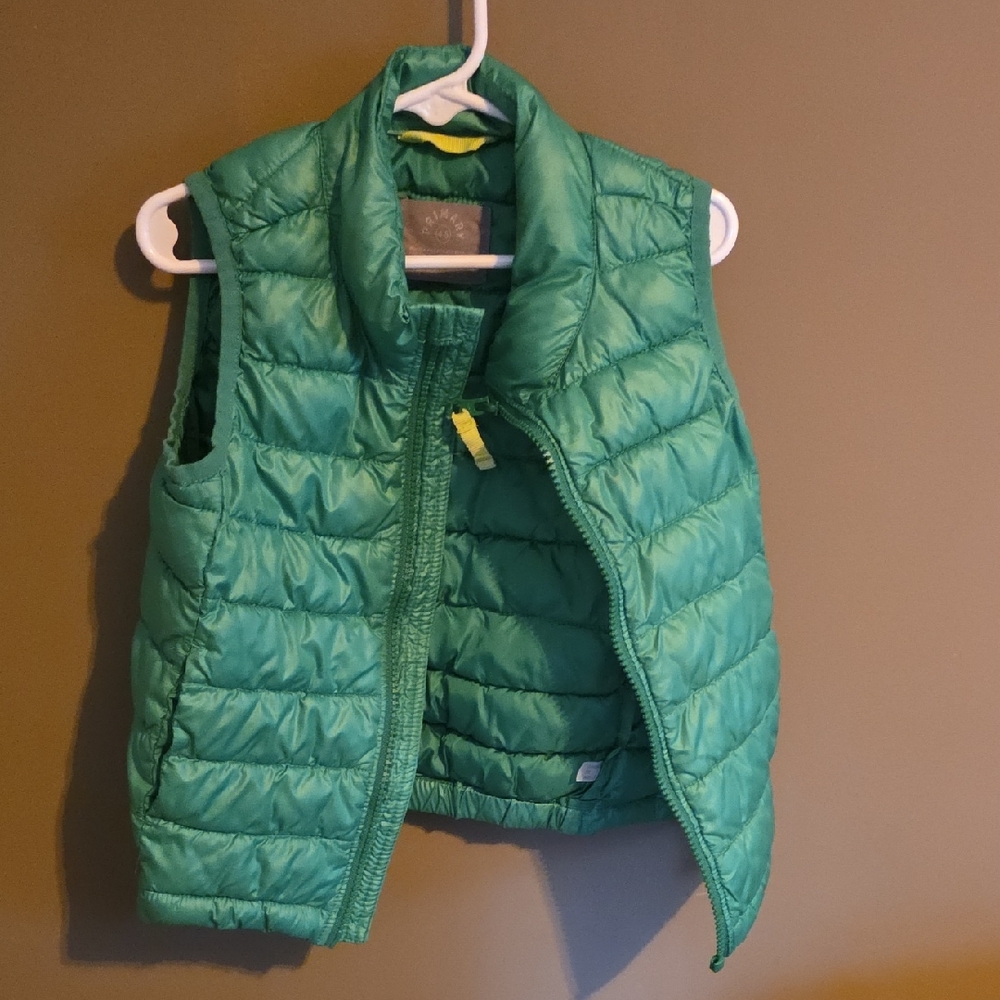 Primary Teal Puffer Vest for Kids